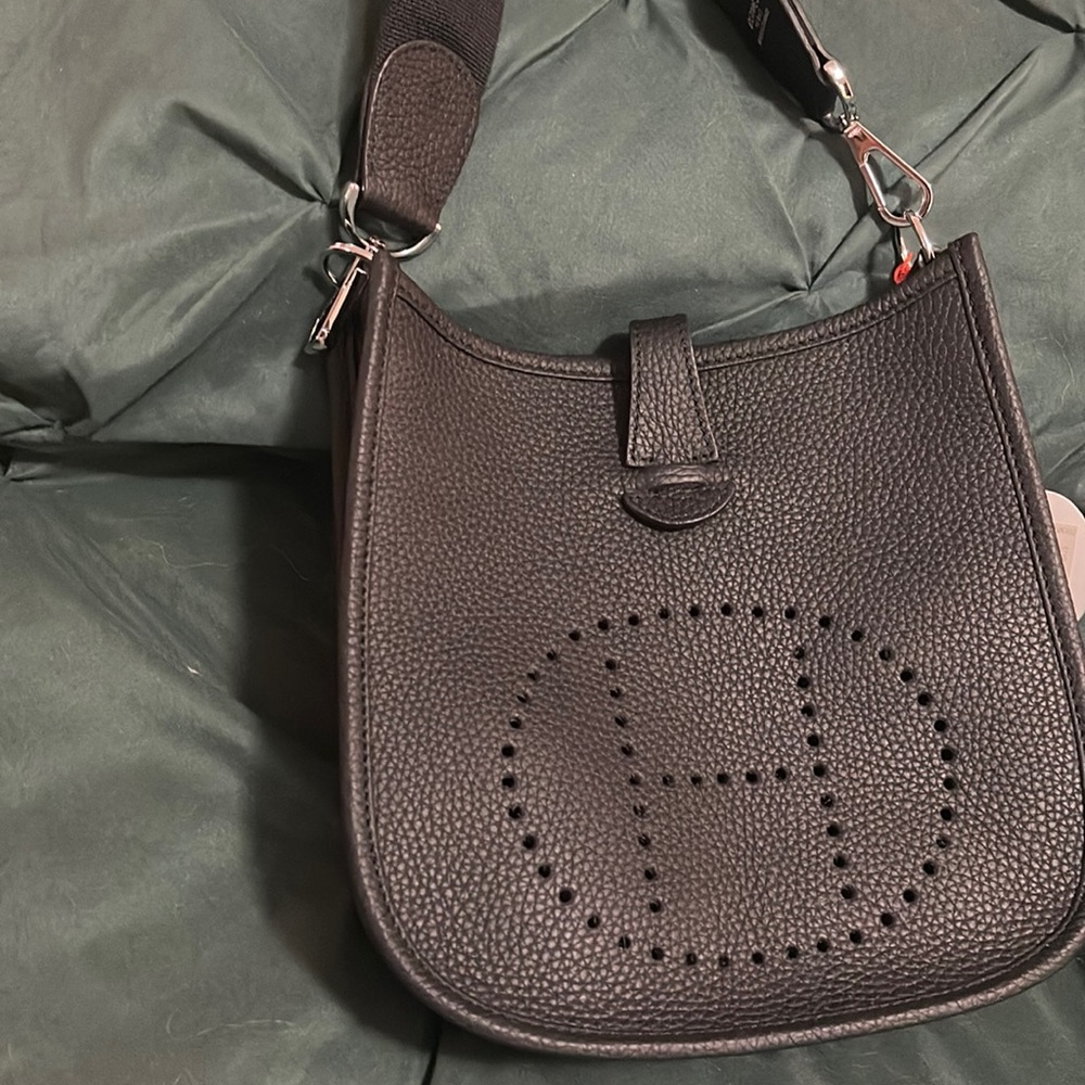Beautiful Evelyn Crossbody bag brand new black color with silver hardware !!!!!!